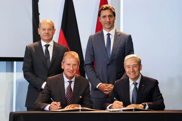 Trudeau and Scholz signed a declaration of intent to create a hydrogen alliance between Germany and Canada