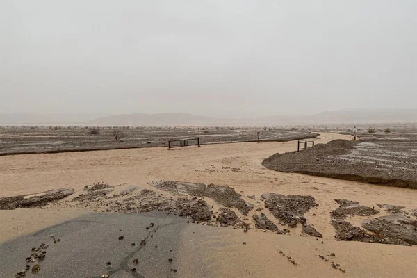Entrance to the “Death Valley” in the United States was closed due to large-scale flooding