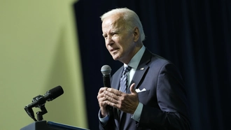 Biden couldn’t find his way off the stage after the Global Fund HIV conference.