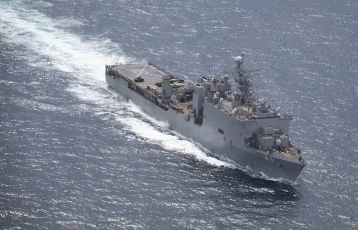 Romanian warship hit a mine in the Black Sea