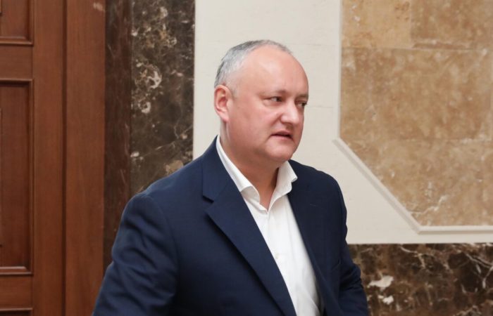 Dodon said that a dictatorship is being established in Moldova.