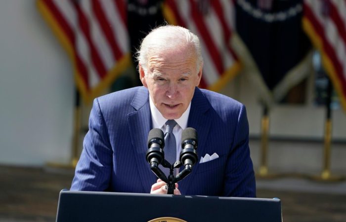 A majority of Americans disapprove of Biden’s work, the poll showed.