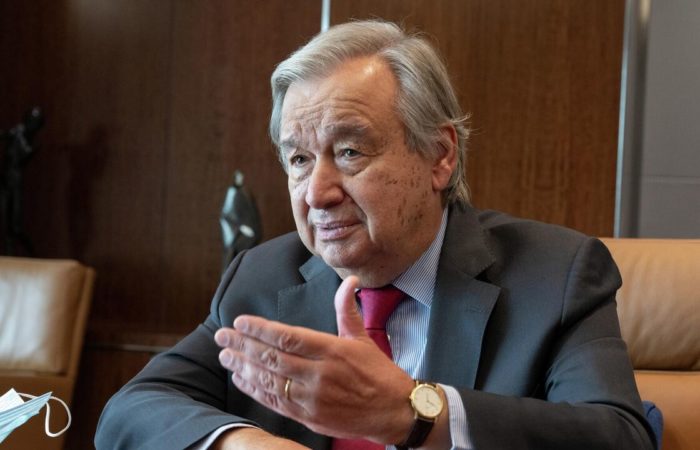 The UN is now undergoing an unprecedented test, Guterres said.