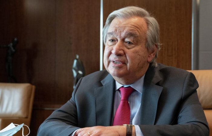Guterres’ office commented on Zelensky’s words about a nuclear strike on Russia.