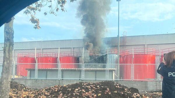 A fire was extinguished in the Turkish port of Samsun after an explosion.