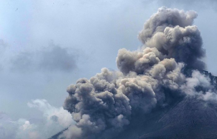 Mount Semeru erupted in Indonesia.