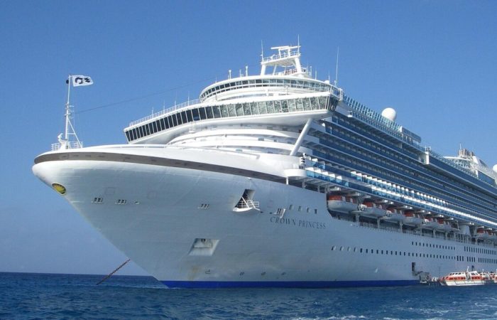 A passenger on a cruise ship bound for Argentina was killed by a wave.