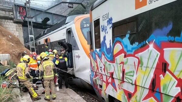 In Catalonia, about 70 people were injured in a train collision.