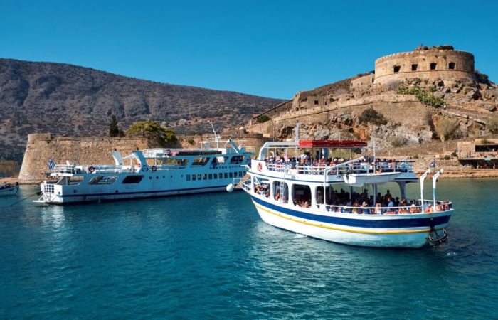 Residents of the island of Crete complained about the rising cost of living.