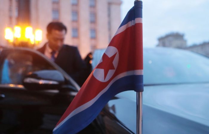 The North Korean Foreign Ministry threatened the United States with consequences for words about the arms trade with Russia.