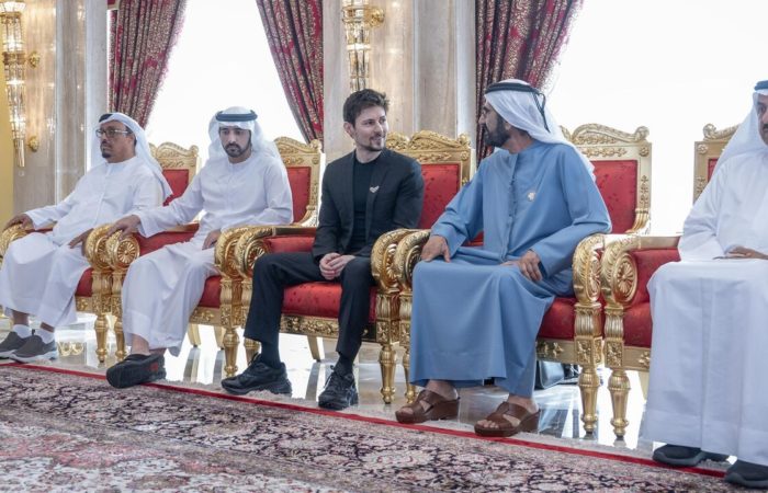 The head of Dubai met with the founder of Telegram Pavel Durov.