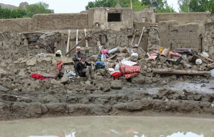 Nine people died due to floods and an earthquake in Afghanistan.