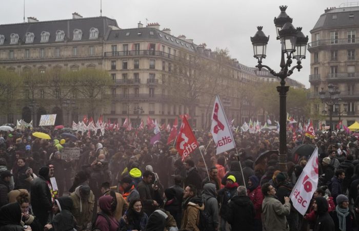 France announced the largest demonstration in decades.