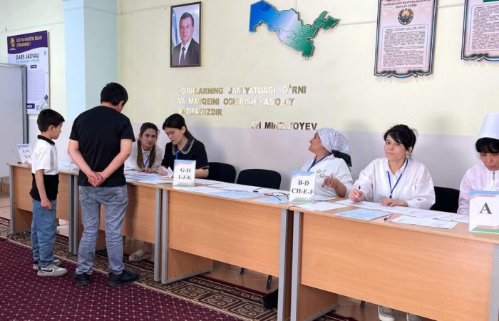 The turnout in the referendum in Uzbekistan was 84.54 percent.