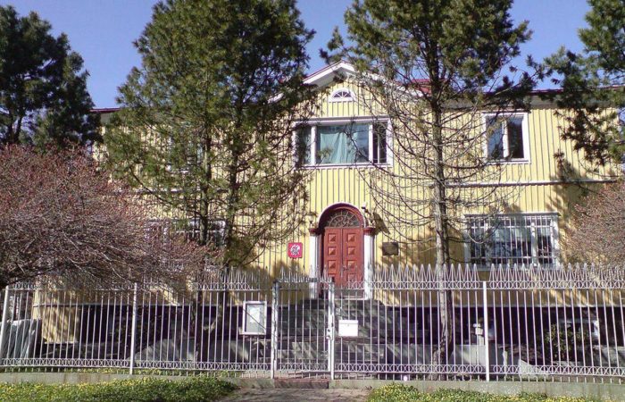 A noise explosive device was thrown at the Russian consulate in Finland