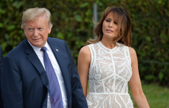 Melania Trump supported her husband’s plans to run for president again.