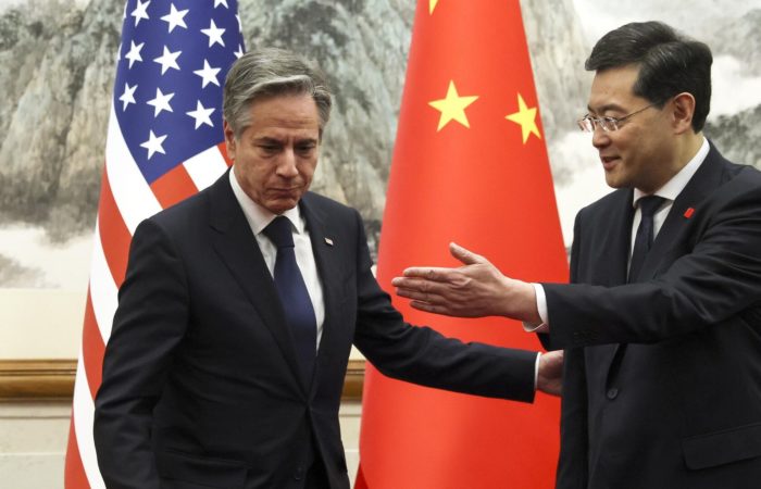 Talks between the head of the Chinese Foreign Ministry and the US Secretary of State ended in Beijing.