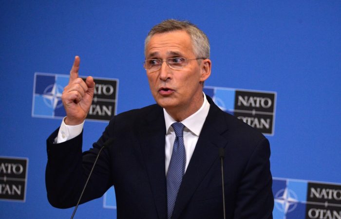 Stoltenberg urged NATO countries to avoid dependence on China.
