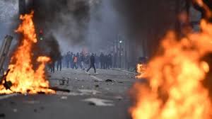 French politician says the country is on the verge of civil war.