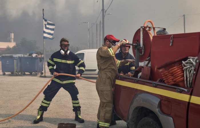 Several people were injured in an explosion at an ammunition depot in Greece.