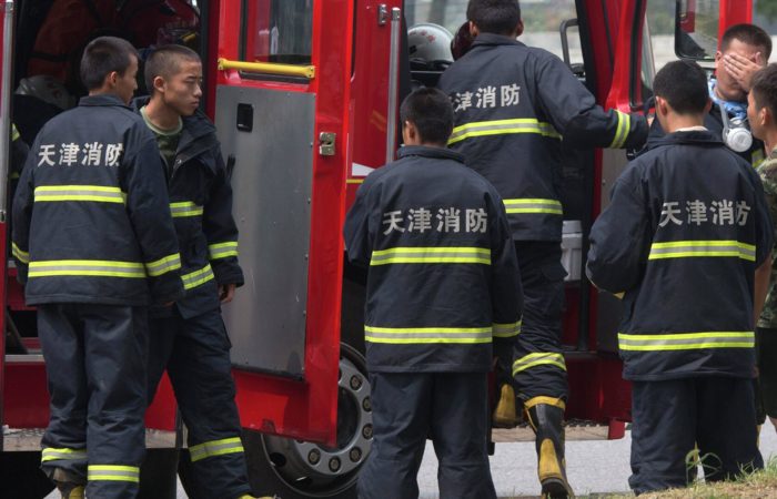 No one was injured in the explosion at a chemical plant in China.