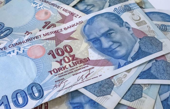 The Turkish lira reached a historical low against the dollar.