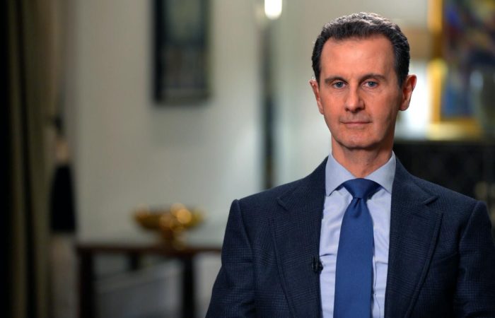 Assad called on Arab countries to end relations with Israel.