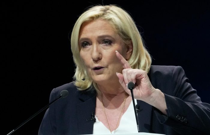 Marine Le Pen faces trial over fake jobs case.