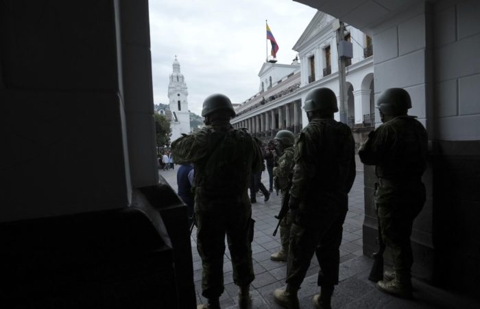 In Ecuador, attackers tried to take hostages in five hospitals.